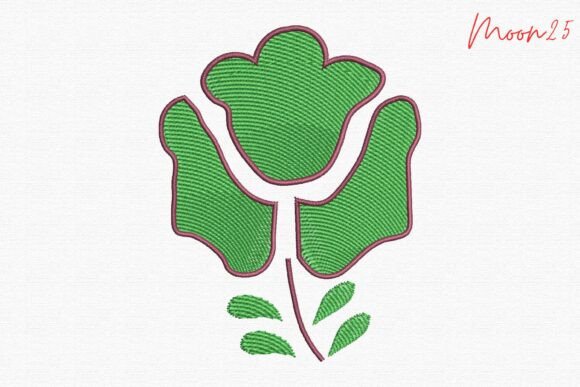Abstract Floral Stem: Modern Minimalism for Handmade Gifts