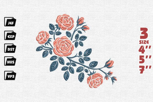 Floral Embroidery Pattern Review